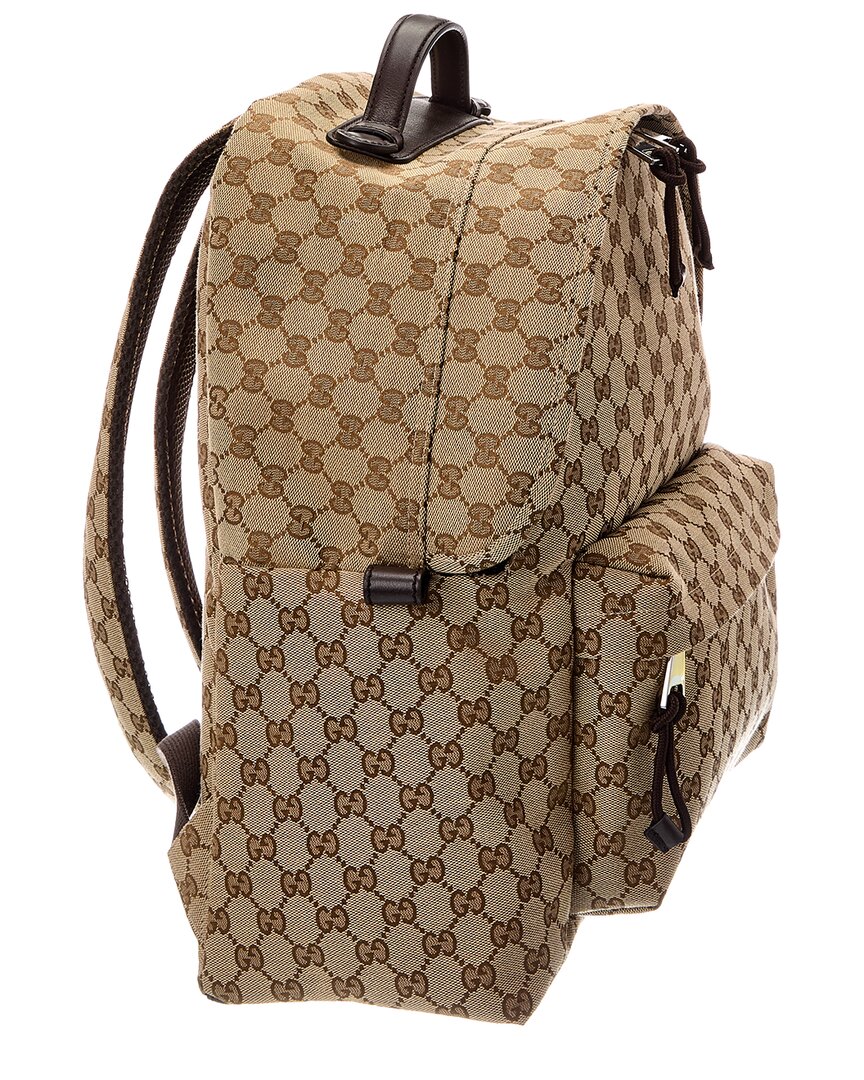 Gucci Gucci Gg Canvas Backpack