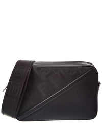FENDI Fendi Diagonal Leather Camera Bag