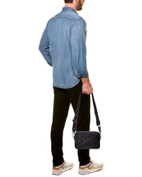 FENDI Fendi Diagonal Leather Camera Bag
