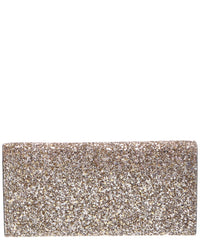 Jimmy Choo Jimmy Choo Milla Glitter Wallet On Chain