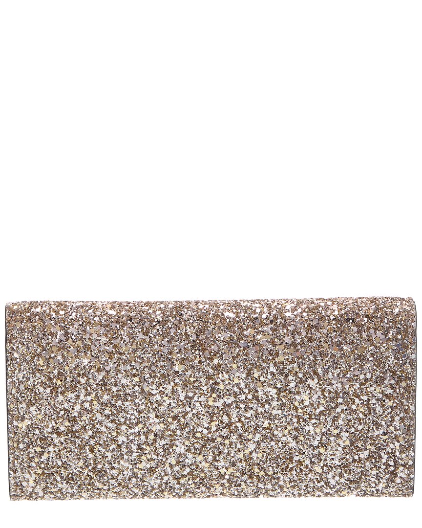 Jimmy Choo Jimmy Choo Milla Glitter Wallet On Chain