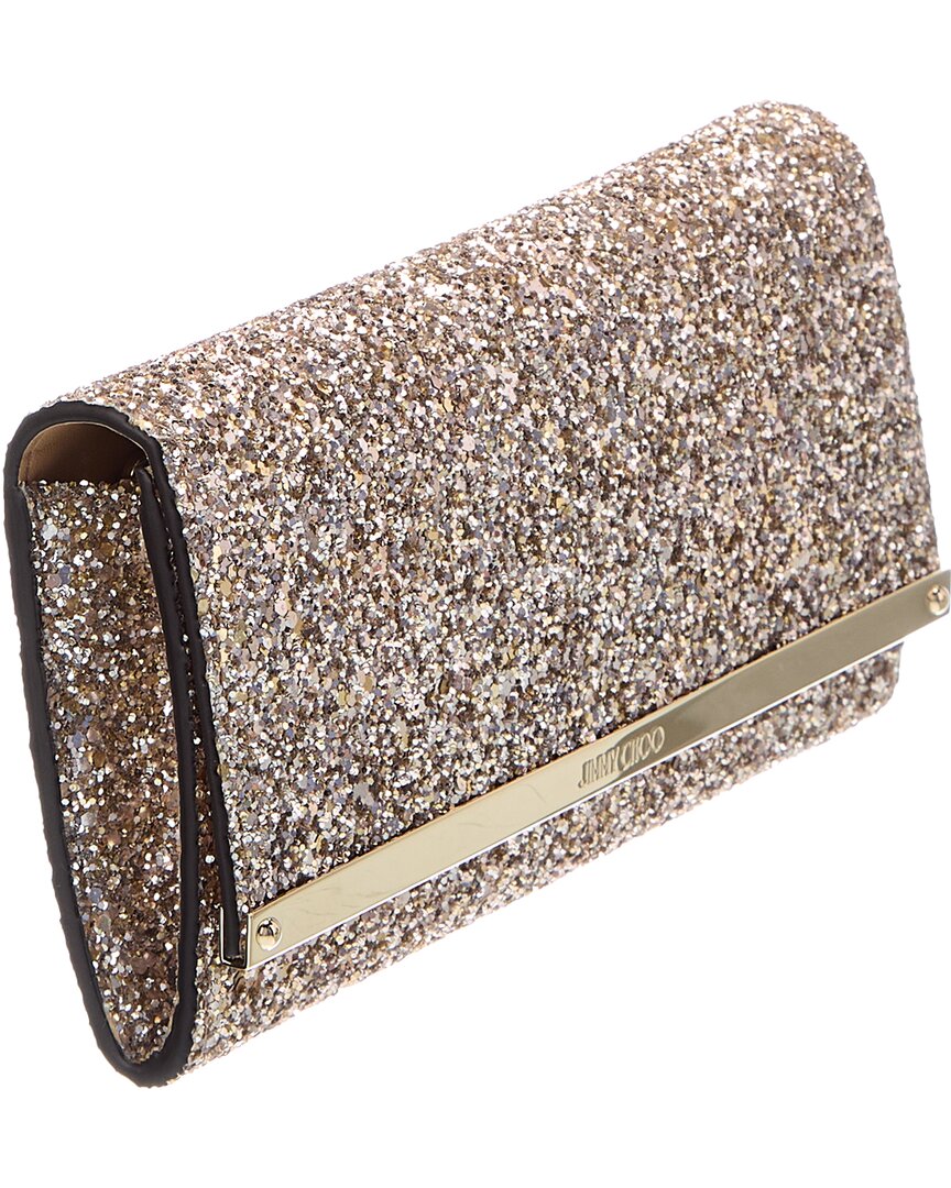 Jimmy Choo Jimmy Choo Milla Glitter Wallet On Chain
