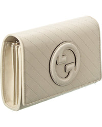 Gucci Blondie Leather Wallet On Chain