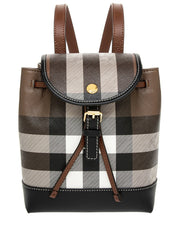 Burberry Canvas & Leather Micro Backpack
