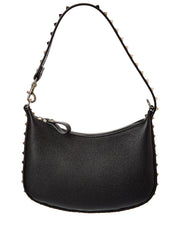 Valentino Mini Rockstud Leather Hobo Bag