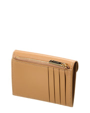 Ferragamo Asymmetrical Flap Leather Card Holder