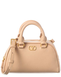 Valentino Valentino Vlogo Signature Mini Leather Clutch