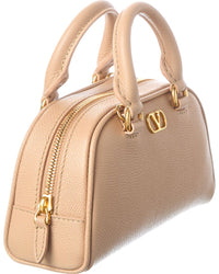 Valentino Valentino Vlogo Signature Mini Leather Clutch