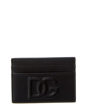 Dolce & Gabbana Dg Logo Leather Card Holder