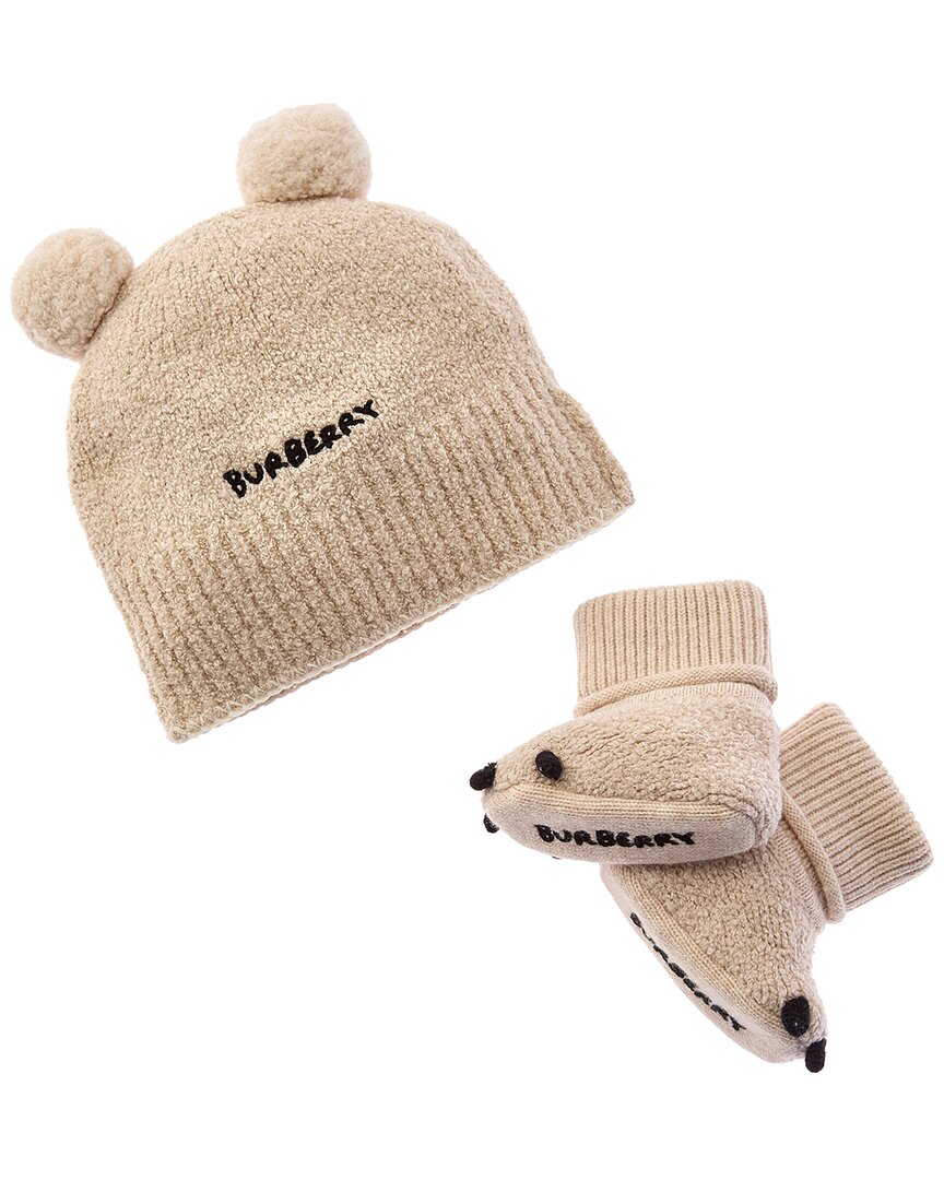 Burberry Burberry Beanie & Bootie Set