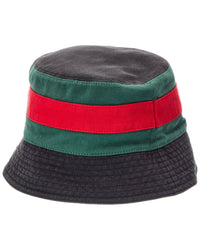 Gucci Gucci Gg Web Small Canvas Toiletry Case