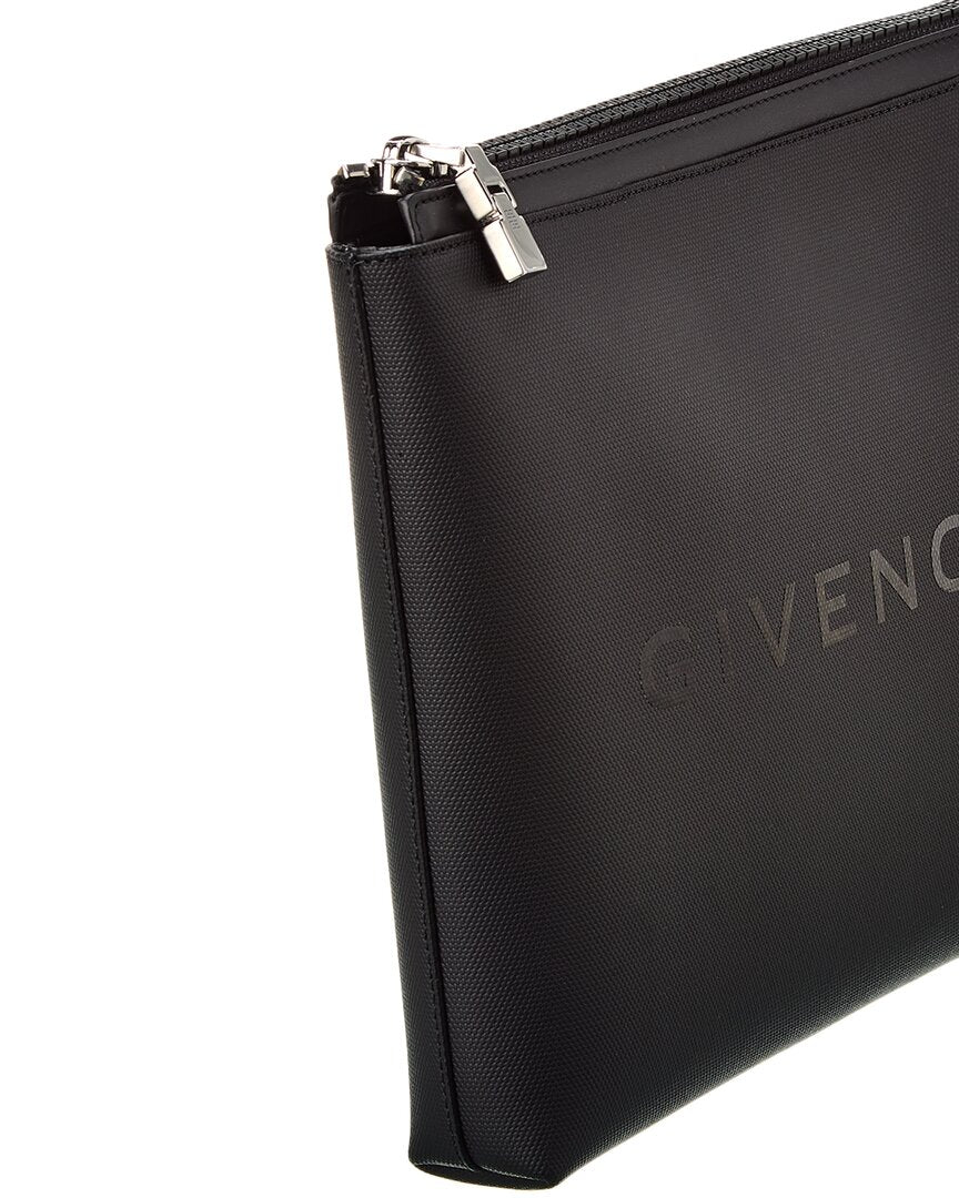 Givenchy Coated Canvas Travel Pouch