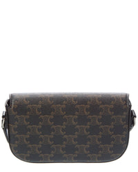 Celine Small Triomphe Canvas & Leather Crossbody