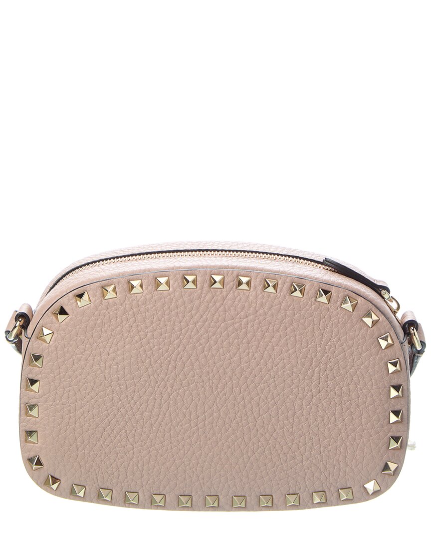 Valentino Rockstud Grainy Leather Camera Bag