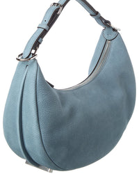 FENDI Fendi Fendigraphy Small Leather Hobo Bag