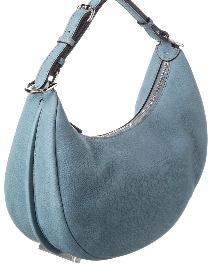 FENDI Fendi Fendigraphy Small Leather Hobo Bag