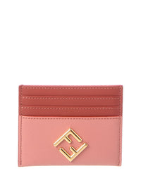 FENDI Fendi Ff Diamonds Leather Card Holder