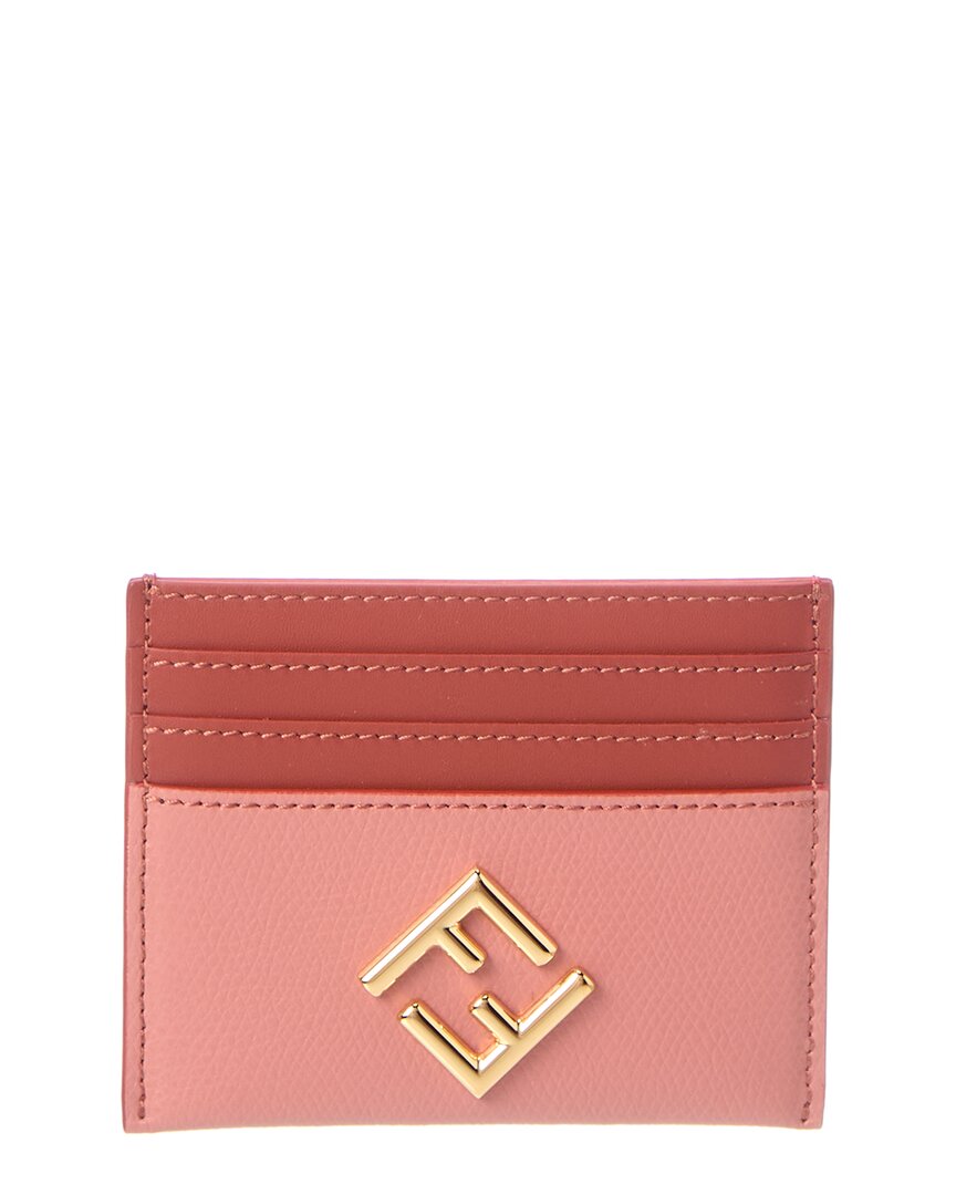 FENDI Fendi Ff Diamonds Leather Card Holder