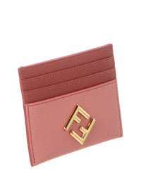 FENDI Fendi Ff Diamonds Leather Card Holder
