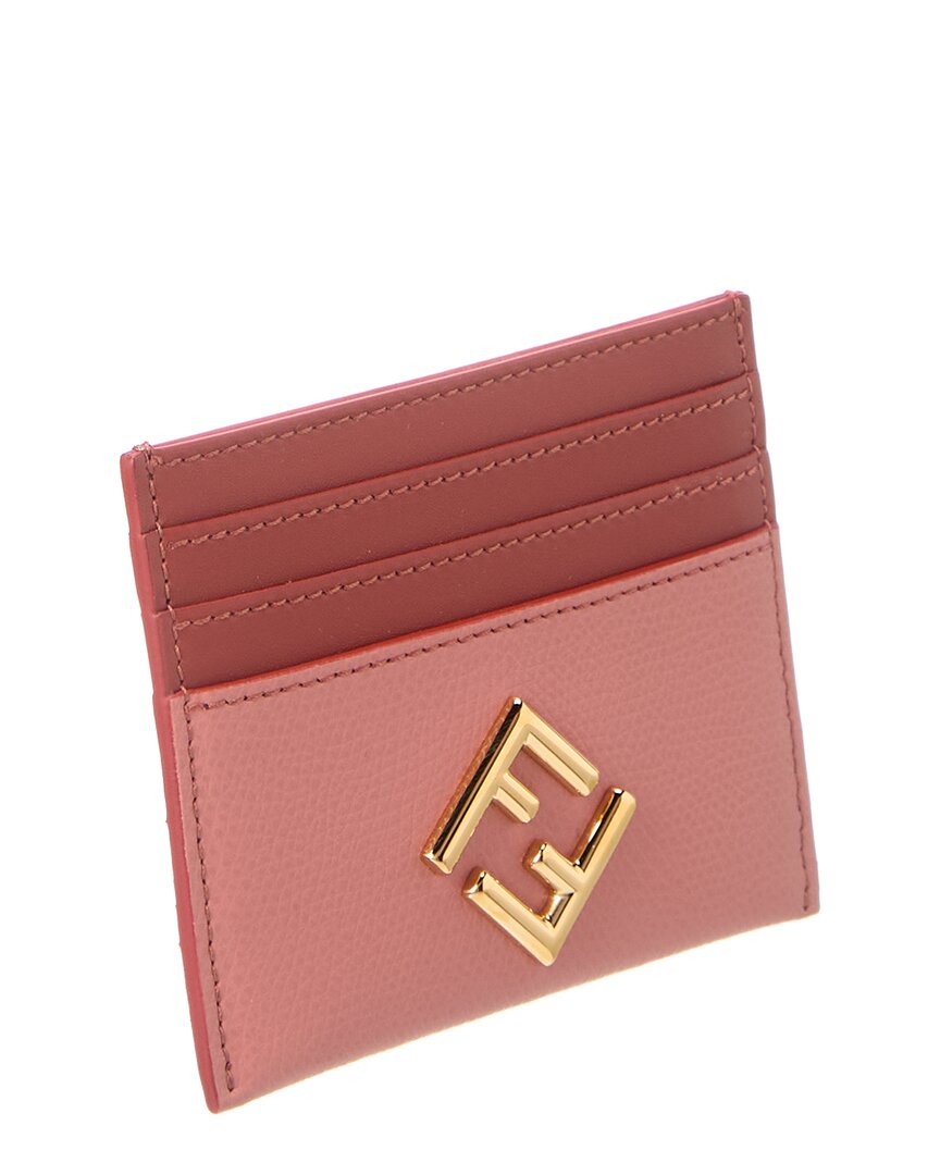 FENDI Fendi Ff Diamonds Leather Card Holder