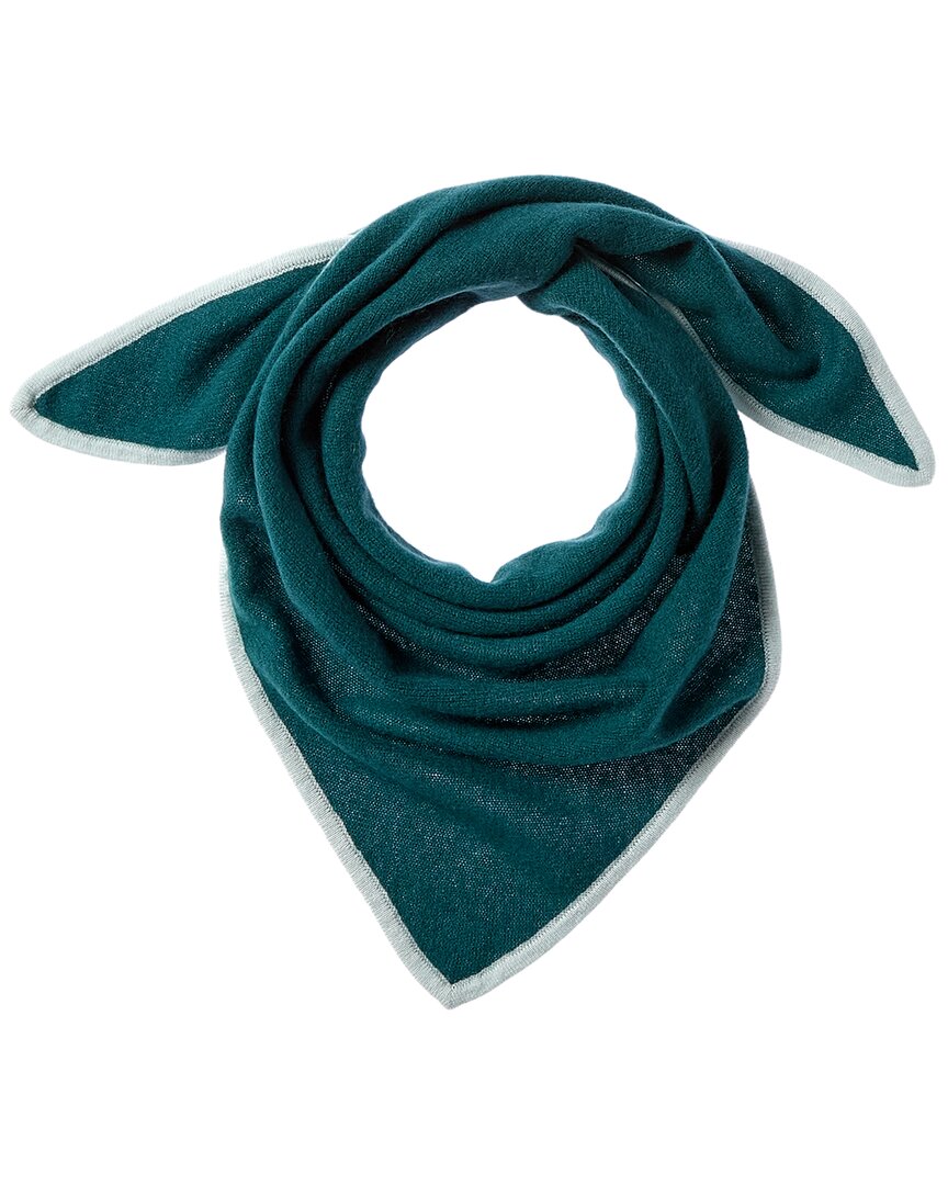 Phenix Knit Triangle Cashmere Scarf