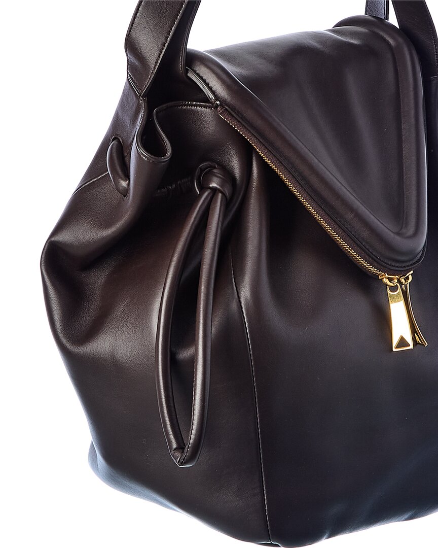 Bottega Veneta Beak Leather Bucket Bag