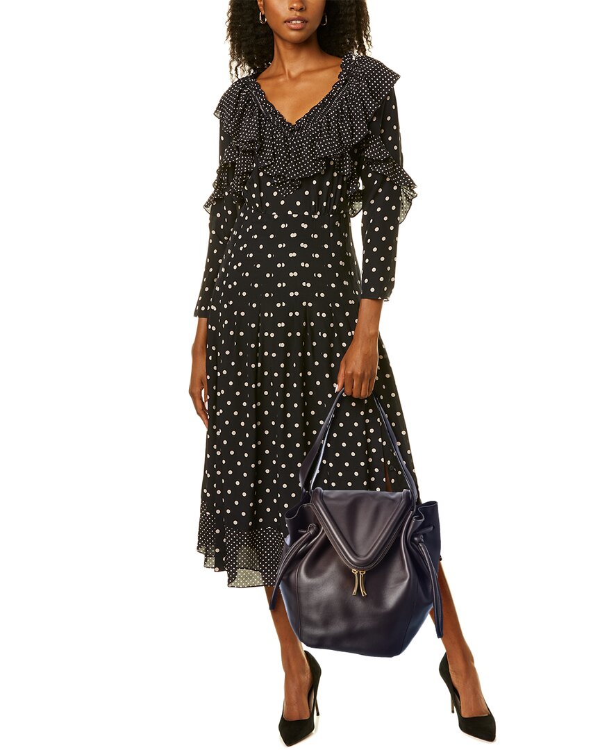 Bottega Veneta Beak Leather Bucket Bag