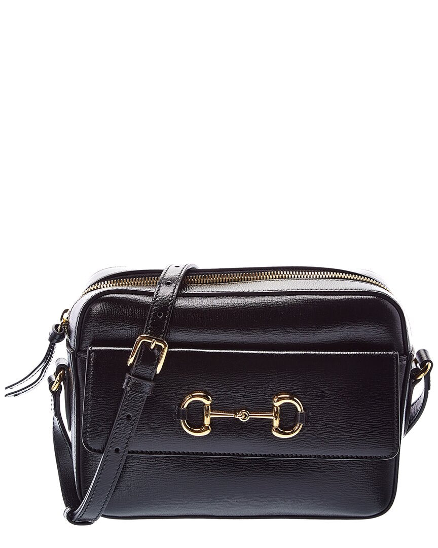 Gucci Horsebit 1955 Leather Shoulder Bag ONE SIZE Brown Multi