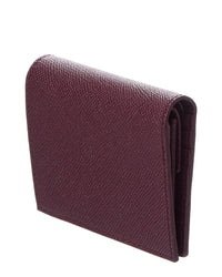 Ferragamo Ferragamo Gancini Leather Card Case