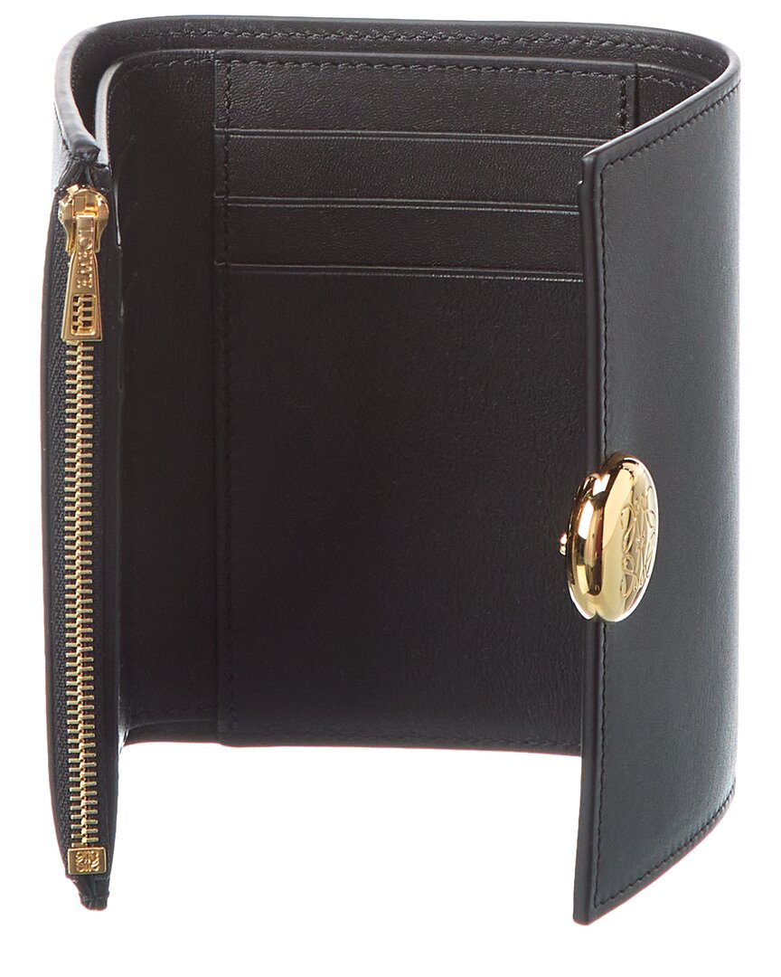 Loewe Pebble Small Vertical Leather Wallet