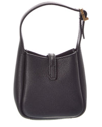 Saint Laurent Saint Laurent Le 5 A 7 Micro Leather Hobo Bag