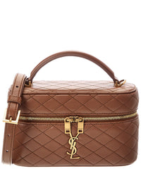 Saint Laurent Saint Laurent Gaby Leather Cosmetic Case