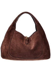Gucci Softbit Maxi Suede Shoulder Bag