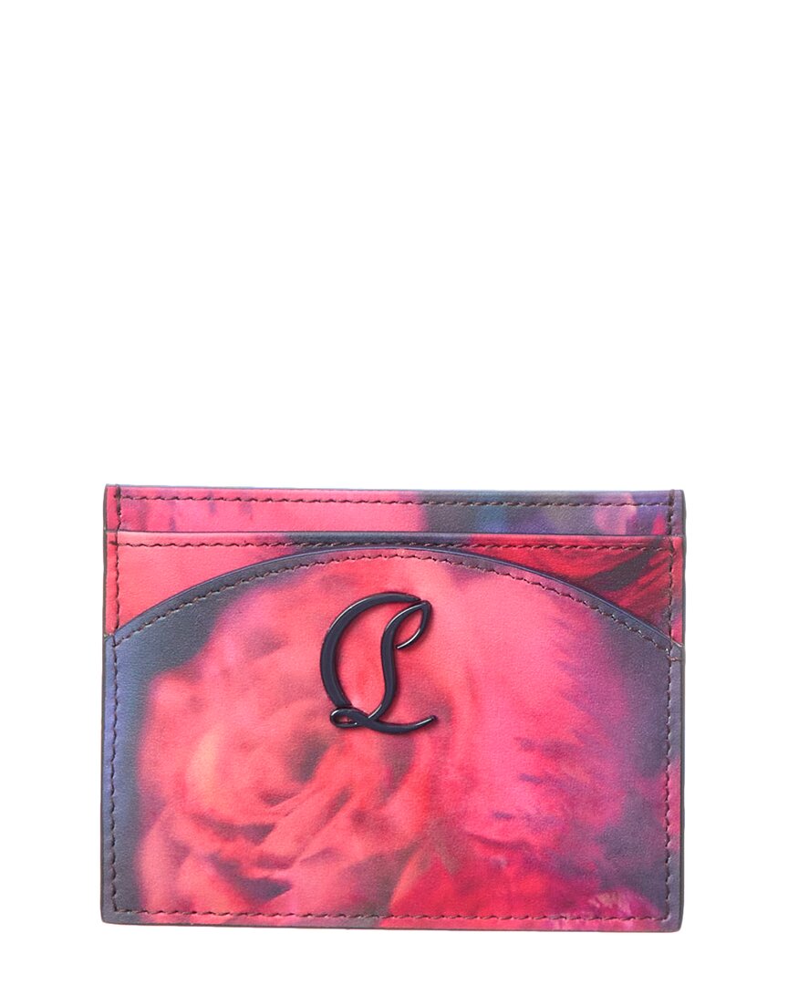 Christian Louboutin Loubi54 Leather Card Case