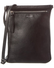 Saint Laurent Leather Messenger Bag