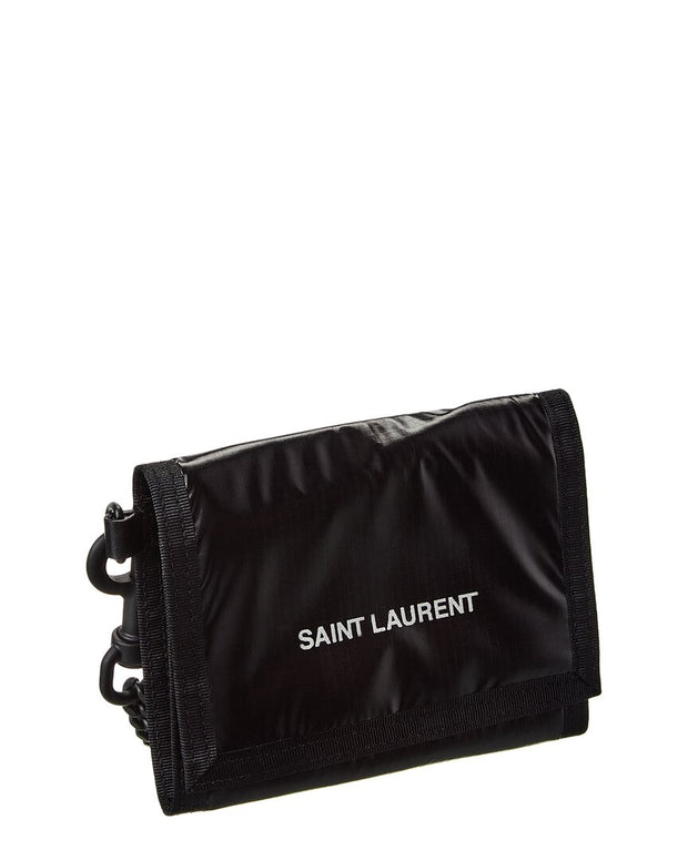 Saint Laurent Nuxx Nylon Chain Wallet