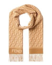 FENDI Fendi Ff Wool & Cashmere-Blend Scarf