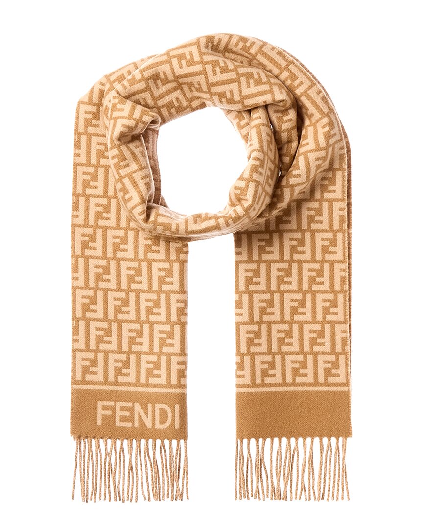 FENDI Fendi Ff Wool & Cashmere-Blend Scarf