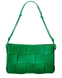 Bottega Veneta Bottega Veneta Cassette Intreccio Leather Pouch On Strap