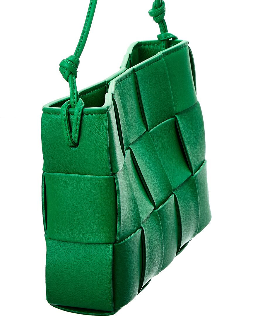 Bottega Veneta Bottega Veneta Cassette Intreccio Leather Pouch On Strap