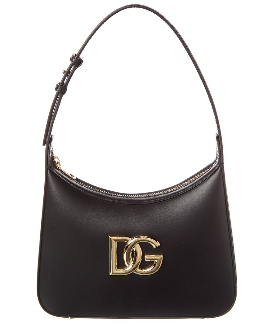 Dolce & Gabbana Dolce & Gabbana 3.5 Leather Hobo Bag