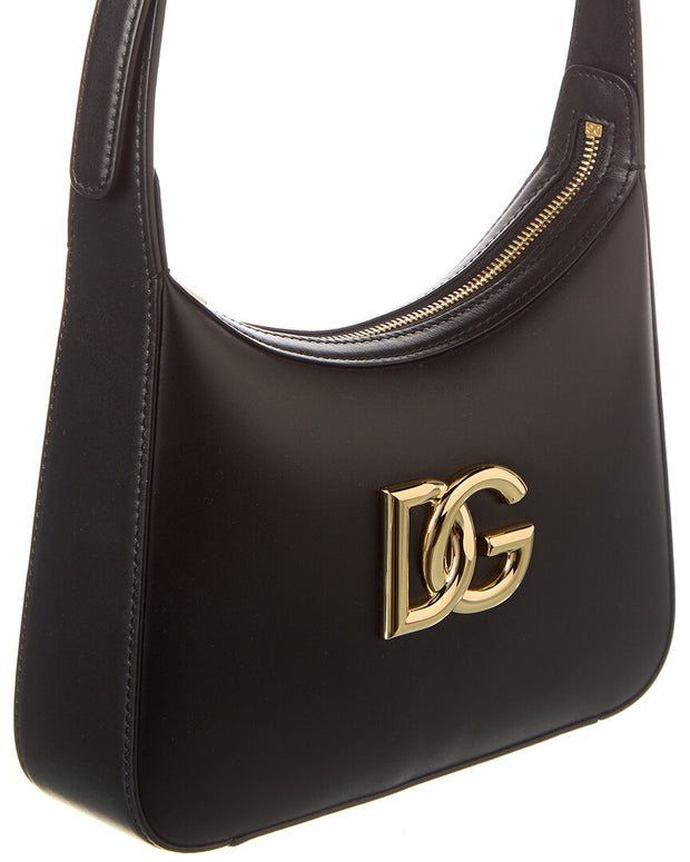 Dolce & Gabbana 3.5 Leather Hobo Bag