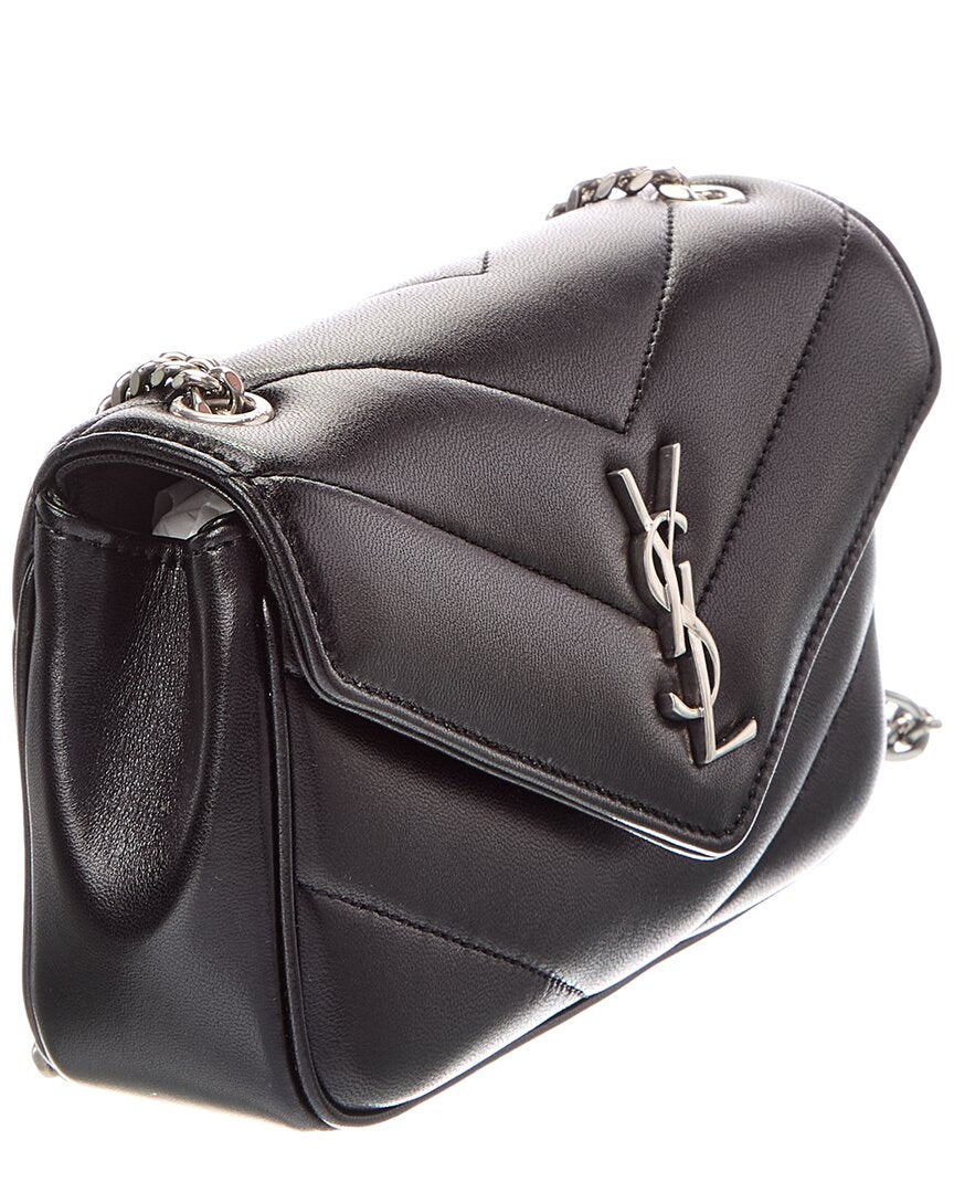 Saint Laurent Saint Laurent Loulou Mini Leather Crossbody