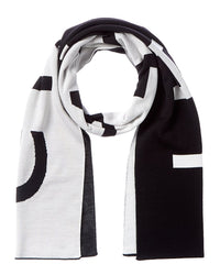 Givenchy Givenchy Jacquard Wool Scarf