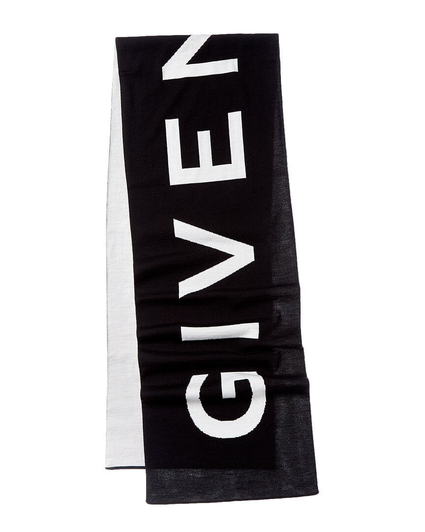 Givenchy Givenchy Jacquard Wool Scarf