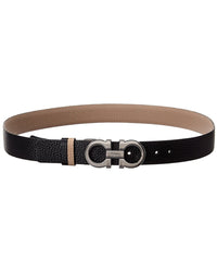 Ferragamo Gancini Reversible & Adjustable Leather Belt
