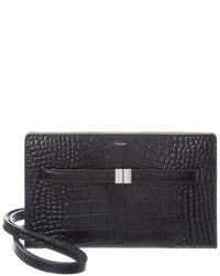 Toteme Croc-Embossed Leather Crossbody