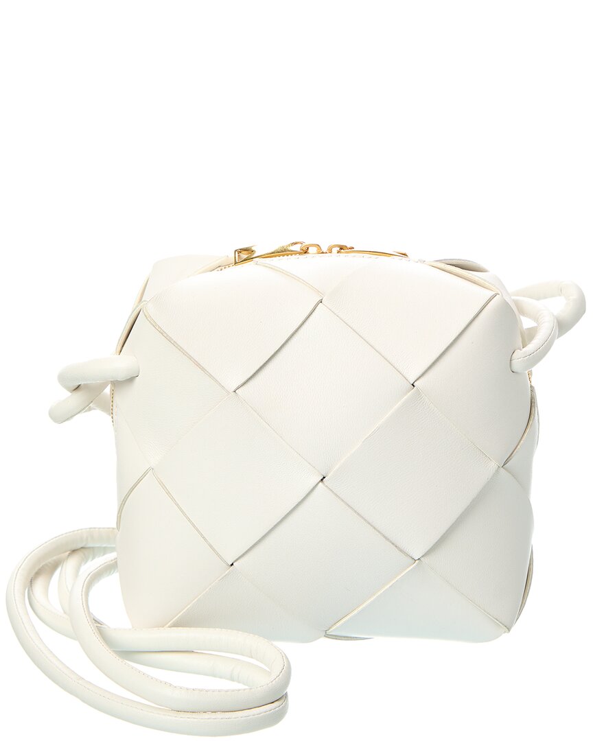 Bottega Veneta Bottega Veneta Cassette Mini Intrecciato Leather Camera Bag