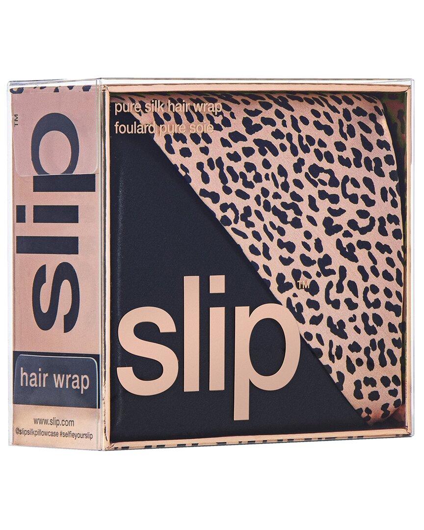 Slip® Unisex Pure Silk Hair Wrap - Wild Leopard
