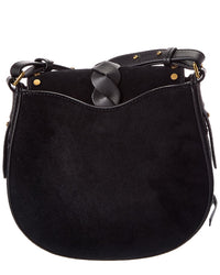 Isabel Marant Isabel Marant Altay Small Suede & Leather Shoulder Bag
